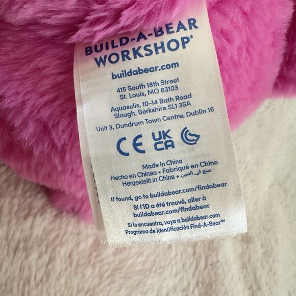 Build-a-Bear Midnight Glow Kitty Cat Halloween 18" Pink Stuffed Plush - Picture 4 of 6